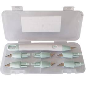 Kingfinger 606321519674 Precision Craft Knife Set Utility Exacto Coming With 6 Additional