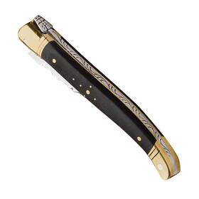 Gw01b01-14 Kings County Laguiole Le Fidele Pocket Knife - 7.9 Inch Handmade Folding With Wood Handle