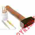 Kit-2588 Findingking 9 Brass Chrome Pin Punches Stone Hammer Carpentry Metalworking Tools