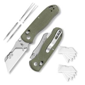 V3619jm1 Kizer Drop Bear Dual-screw Version Folding Utility Knife Clutch Lock Box Cu
