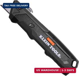 Klein Tools 092644443084 44308 Auto-loading Retractable Utility Knife Box Cutter Du