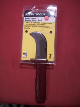 1570-3lr Klein Tools Cable/linemans Skinning Knife-notch #1570-3lr Nos Nib