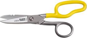 2100-8 Klein Tools Scissors Electrician Free Fall Snips Stainless Steel Cut 1