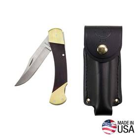 44037 Klein Tools Sportsman Knife 3-3/8-inch Drop Point Blade