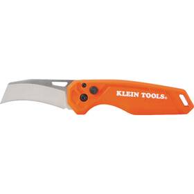 44321 Klein Tools Flickblade Hawkbill Folding Pocket Knife 44321 Klein Tools Flickblade Hawkbill Folding Pocket Knife