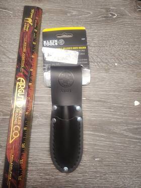 5187t Klein Tools Leather Scissors Cable Splicers Knife Holder Belt Clip