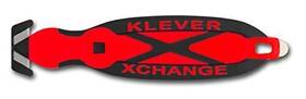 Klever 785533211696 Xchange Safety Cutter 61/2 In Black/red Klever 785533211696 Xchange Safety Cutter 61/2 In Black/red