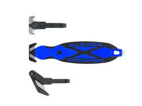 Kle-4832 Klever Box Cutter X Change Kombo Pack - All 3 Interchangable Heads Blue