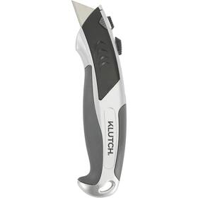 6115491 Klutch Self-loading Retractable Utility Knife With Ergonomic Handle And 5 Blades 6115491 Klutch Self-loading Retractable Utility Knife With Ergonomic Handle And 5 Blades