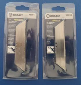 0506125 Kobalt Triple Cut 3 In 1 Utility Cutter Replacement Blades - Serrated And Straight