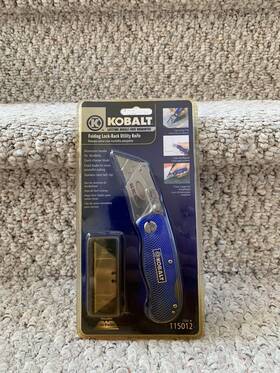 115012 Kobalt Folding Lock-back Utility Knife #115012 115012 Kobalt Folding Lock-back Utility Knife #115012