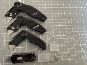 2418018 Kobalt Lot Of 4 Black Box Cutter Utility Knife #749269 #2418018 #59798 #59931