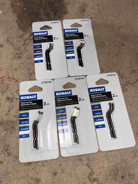 3728744 Kobalt - Deburring Replacement Blades 5 Packs Of 2 Model 59701 New