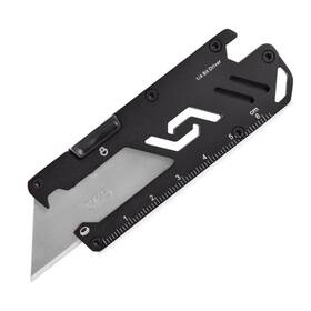 Kunson 746198135567 Stainless Steel Pocket Utility Knife Portable Edc Retractable Box Cutter For