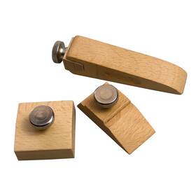Kvms0000301 Kvmorze 3pcs Wooden Sandpaper Block Set Square Bevel Wedge Hand Sanding