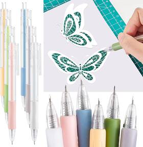 Lanties 445035354347 6 Pieces Art Cutting Tools Knife Pen Craft Paper Cutter Carving For Di Lanties 445035354347 6 Pieces Art Cutting Tools Knife Pen Craft Paper Cutter Carving For Di