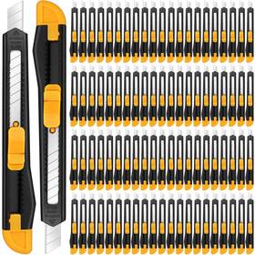 Fl-lanties-812 Lanties 300 Pcs Box Cutters Retractable Utility Knife Office Supplies 9mm Wide Blade