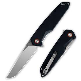 Qf004 Lettaca Pocket Knife 3.4 Inch D2 Steel Blade G10 Handle Camping Folding Wi