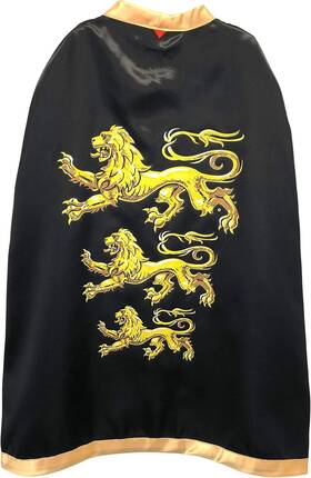 Liontouch 29103lt - Triple Lion King Cape 3-8 Years One Size Fits All Medieval