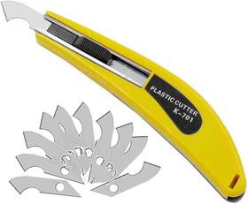 Liyouduo 744110928969 Professional Acrylic Plexiglass Sheet Cutter Scoring Knife Tool With A Curved Ha