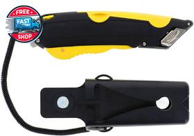 Ez-2000  Llc 313113739775 Safety Box Cutter Utility Knife Tape Splitter At Back 3 Blade Depth Se