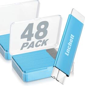 Ln018 Lnchett Box Cutter 48-pack Retractable Cardboard Mini For Packages Boxes An