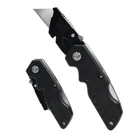 Dnz-160b Magpie Utility Knife Set Of 2 Premium Folding Easily Retractable Box Dnz-160b Magpie Utility Knife Set Of 2 Premium Folding Easily Retractable Box