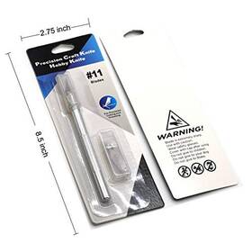 Marisew 755003447276 Professional Stainless Steel Precision Knife Hobby Art Razor Tool With