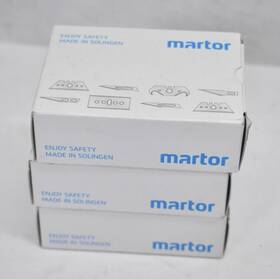 Martor 002632851698 3 Pack Pointed Blades No 692.60 X 10 High Quality Steel Cutting Edge