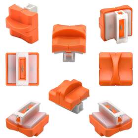 251234567 Meafeng 8 Pieces Paper Cutter Replacement Blade With Plastic Storage Box For A4 A5