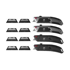 990354233 Members Mark 4-piece Auto Load Utility Knife Set With 72 Blades - Choose Count