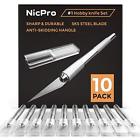 Mg036 Nicpro Pcs Precision Cutter Hobby Knife Set Exacto 708302999359