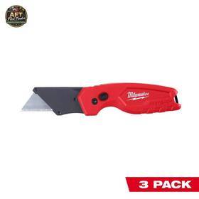 Milwaukee 045242391028 Fastback Compact Folding Utility Knife Set 3-piece