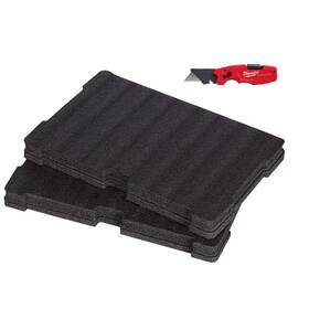 Milwaukee 313028961902 Fastback 6-in-1 Folding Utility Knife With 3 Inch Blade Packout Tool Box Cus