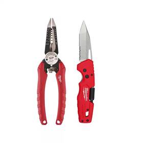 Milwaukee 313048638686 Fastback 3 Inch Blade 5-in-1 Folding Knife With 6-in-1 Wire Pliers