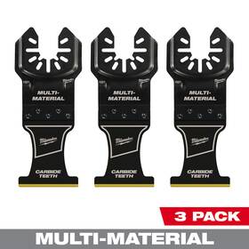 4411202 Milwaukee Universal Fit Open-lok High Carbon Steel Wood Oscillating Multi-tool