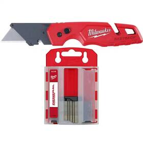 Milwaukee 445026441469 Fastback Folding Utility Knife With 50-pack Blades