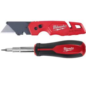 Milwaukee 445038957927 Fastback Folding Utility Knife With 11-in-1 Multi-tip Screwdriver Milwaukee 445038957927 Fastback Folding Utility Knife With 11-in-1 Multi-tip Screwdriver