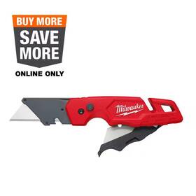 Milwaukee 445044172185 Fastback Folding Utility Knife With Blade Storage And General Purpose