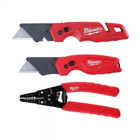 Milwaukee 445050984949 Fastback Folding Utility Knife And Compact With 10-18 Awg Milwaukee 445050984949 Fastback Folding Utility Knife And Compact With 10-18 Awg