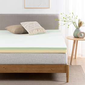 48-22-1540 Milwaukee 3 Inch Green Tea Memory Foam Mattress Topper Pressure-relieving Layers Certipu