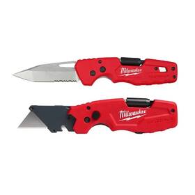 Milwaukee 48-22-1540-48-22-1505 Fastback Utility Knife Folding 3 Inch Blade 5 In 1 And 6 2 Pieces New
