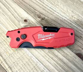 48-33-1505 Milwaukee Fastback Utility Knife Red Bit Driver Model