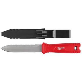 65467 Milwaukee Duct Knife With 5.5 Inch Stainless Steel Blade And Black Sheath