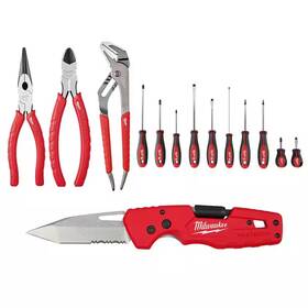 Milwaukee 744110145687 Fastback 3 Inch 5-in-1 Folding Knife With Pliers Kit And Screwdriver Set 14-piec Milwaukee 744110145687 Fastback 3 Inch 5-in-1 Folding Knife With Pliers Kit And Screwdriver Set 14-piec