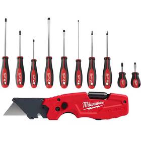 Milwaukee 744759994653 Screwdriver Set With Fastback 6-in-1 Folding Utility Knife And General Purpose B Milwaukee 744759994653 Screwdriver Set With Fastback 6-in-1 Folding Utility Knife And General Purpose B