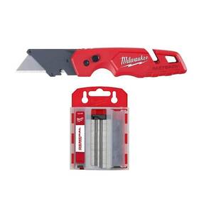 Milwaukee 882346299443 Fastback Folding Utility Knife With General Purpose Blades And Dispenser
