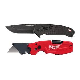 Milwaukee 888234594386 3 Inch Hardline D2 Pocket Folding Knife And Fastback 6-in-1 Utility Milwaukee 888234594386 3 Inch Hardline D2 Pocket Folding Knife And Fastback 6-in-1 Utility