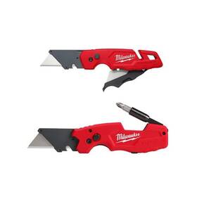 Milwaukee 888234600803 Fastback 1 Inch Folding Knife With Blade Storage And 2-pack
