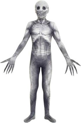Morphsuits 887513035268 The Rake Costume For Kids Zalgo Scary Boys Halloween Large Gray